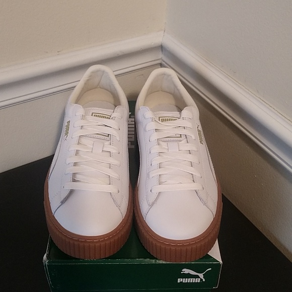 🎈Puma Platform Core Leather Sneakers , NWT, Sz - Picture 3 of 8